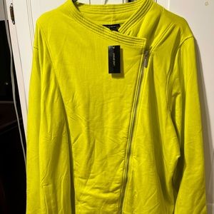 Lane Bryant 26/28 neon yellow jacket